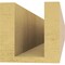 Ekena Millwork 4in. W x 4in. H x 36in. L Crestline Woodgrain TimberThane Rafter Tail, Primed Tan RFTUR04X04X36CRERCPR - alternate 2
